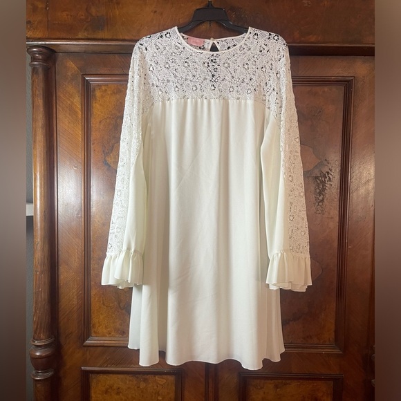GIAMBA Lace Yoke Dress EUC - Picture 3 of 9